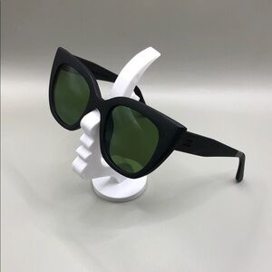 Tom's Traveler Collection Black Cat Eye Sunglasses